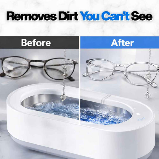 Mini ultrasonic cleaner for Eyeglasses after clean