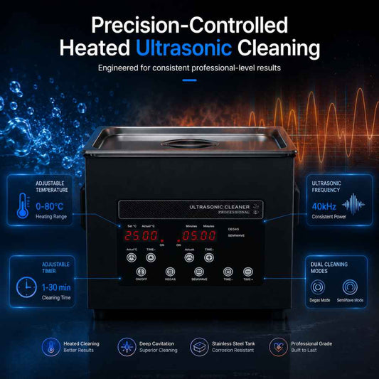 Precision of the Heated ultrasonic cleaner