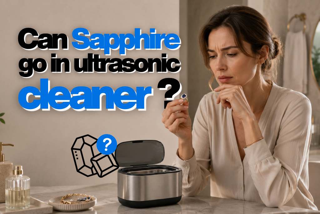 Can you put sapphire in ultrasonic cleaner