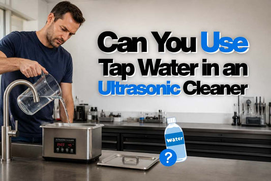 Can you use tap water in ultrasonic cleaner
