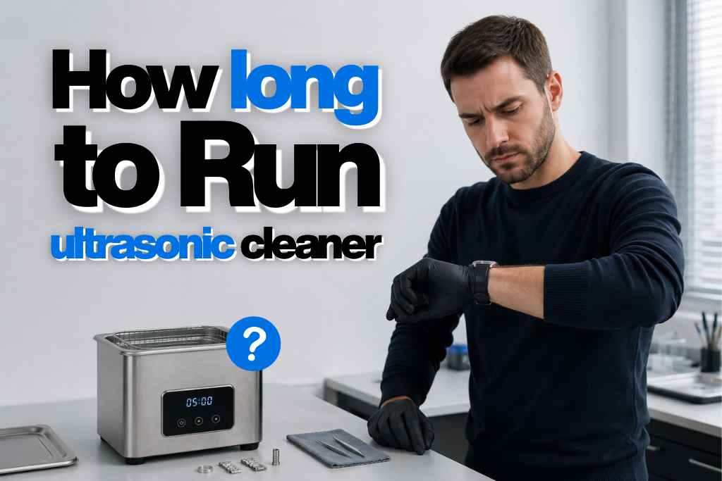 How long to run ultrasonic cleaner
