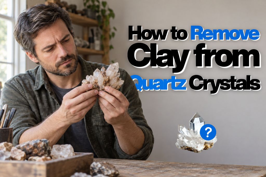 How to Remove Clay from Quartz Crystals