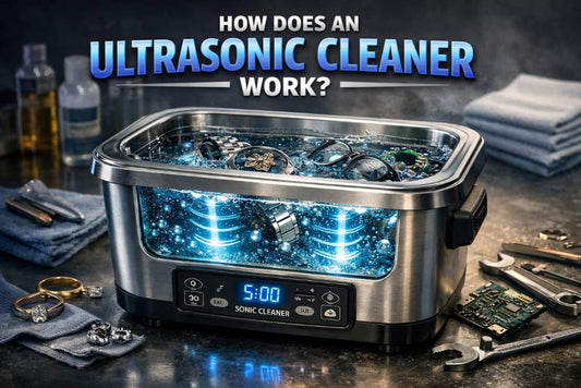 how does an ultrasonic cleaner work?