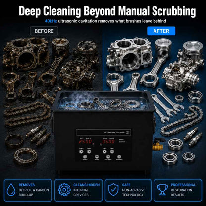 Deep clean of the 10L Ultrasonic cleaner