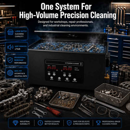 Industrial parts of the 15L Ultrasonic cleaner