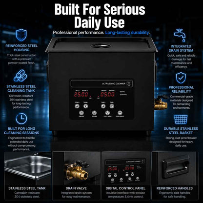6L Ultrasonic cleaner serious daily use