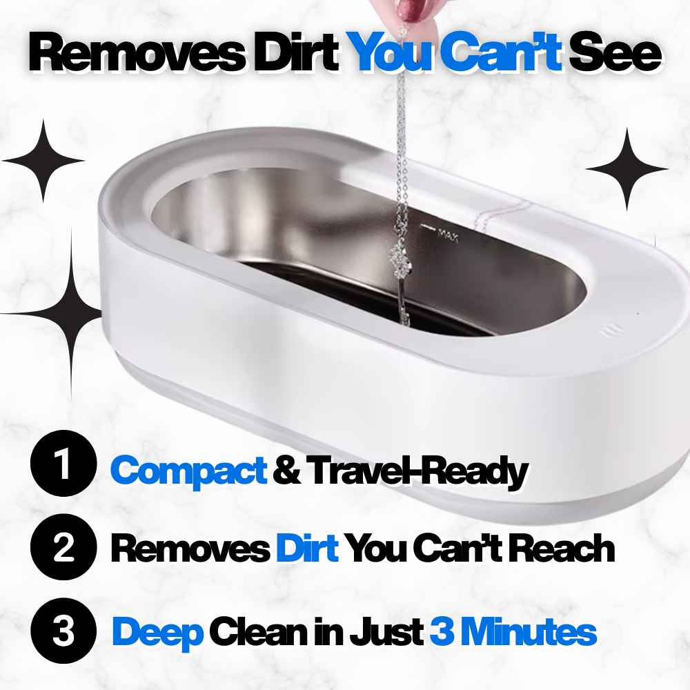 Benefices of the Portable Ultrasonic Cleaner for Glasses & Jewelry