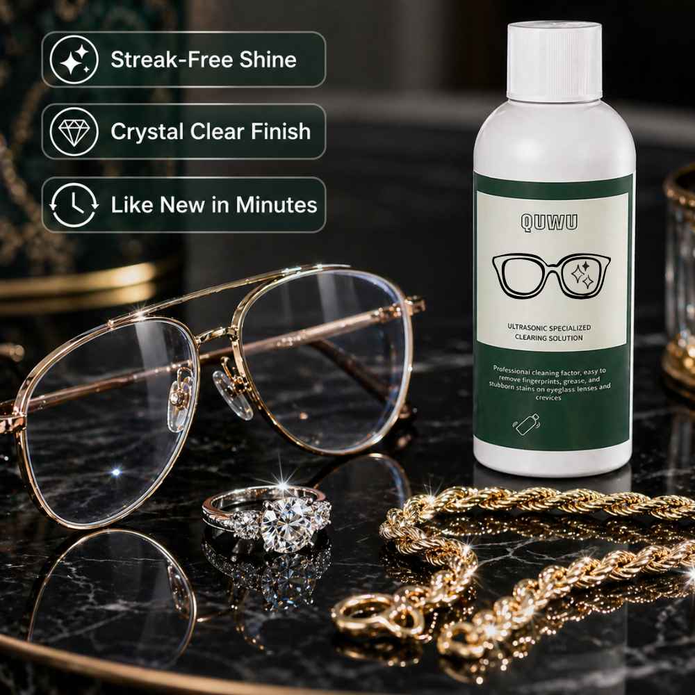 3 advantages of the Ultrasonic Glasses Cleaner Solution