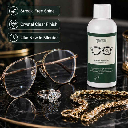 3 advantages of the Ultrasonic Glasses Cleaner Solution