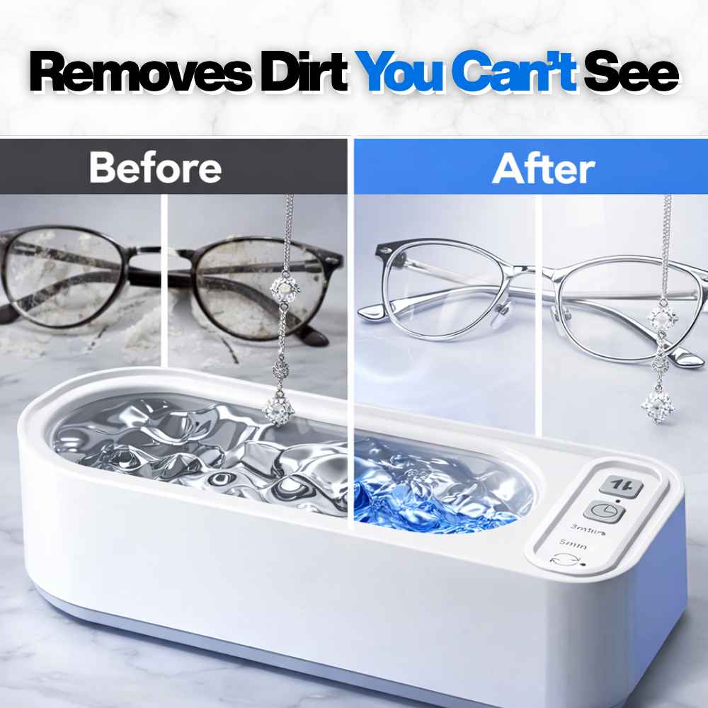 Th effect of the Ultrasonic Spectacle Cleaner