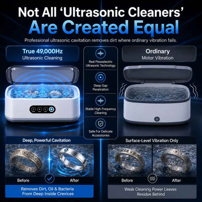 Digital ultrasonic cleaner more powerful than classic machine