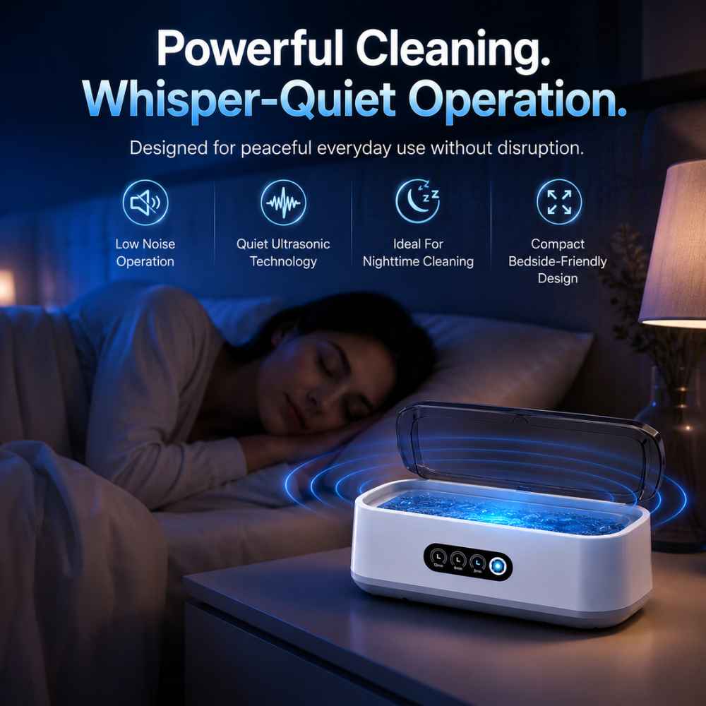 Quiet Digital ultrasonic cleaner