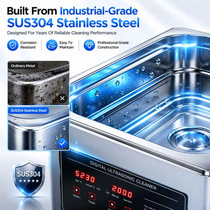 Sus304 Stainless ultrasonic cleaner 