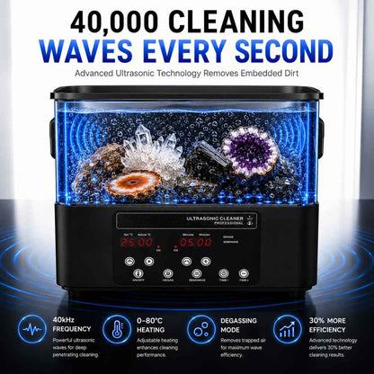 40000hz Ultrasonic cleaner for rocks