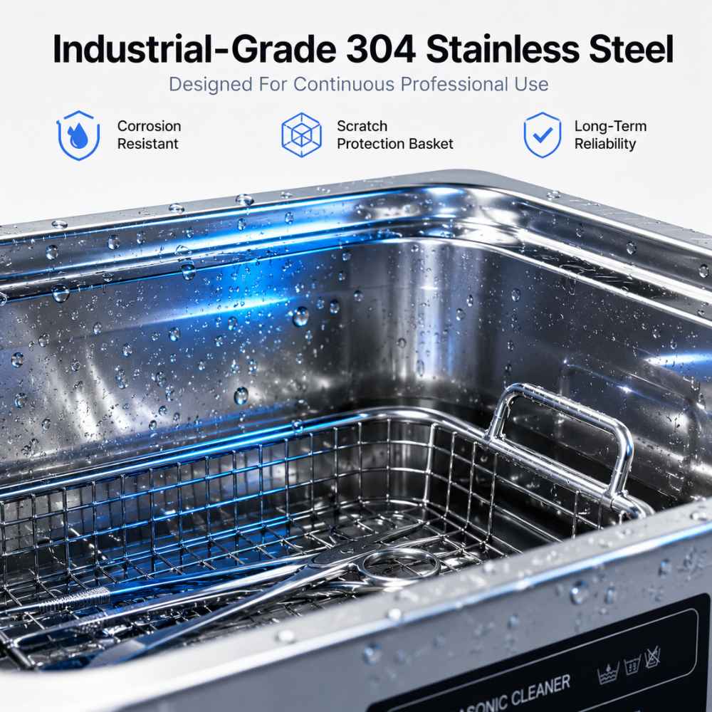 304 stainless steel Ultrasonic instrument cleaner