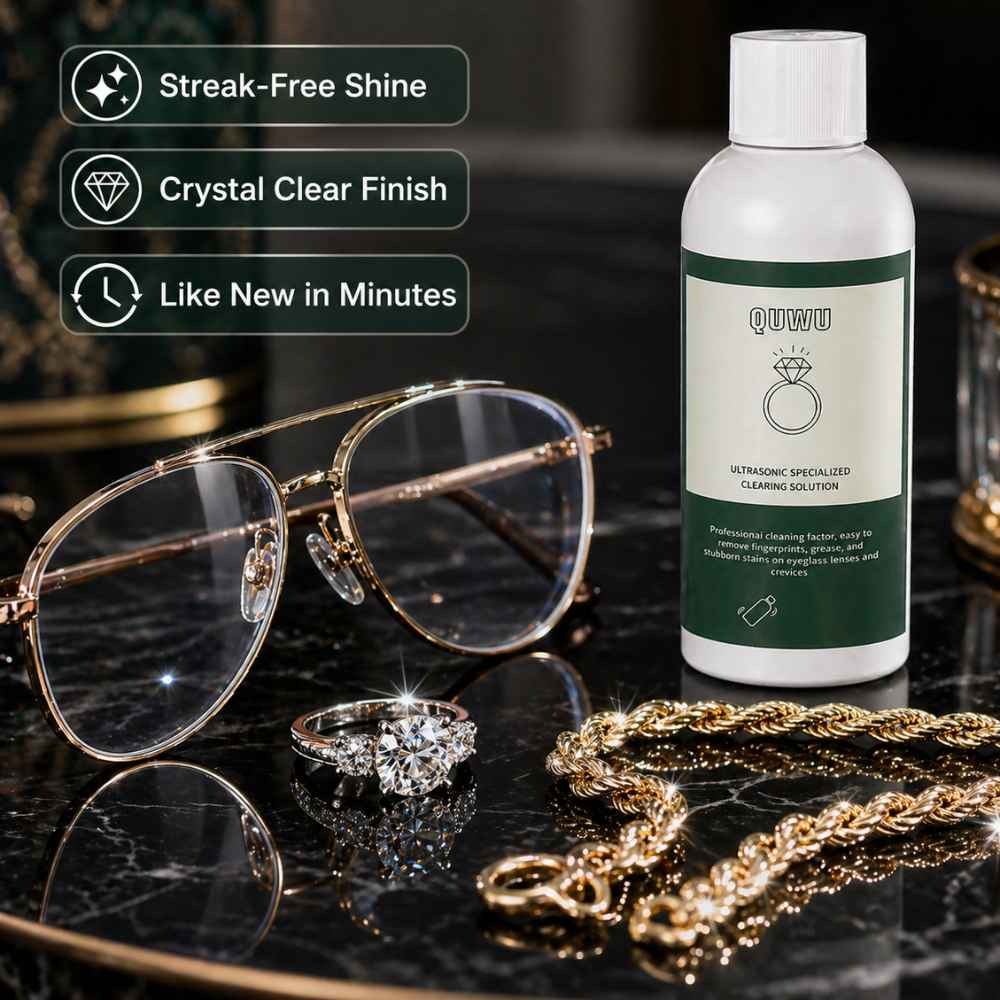 Advantages of the Ultrasonic jewelry cleaner solution​