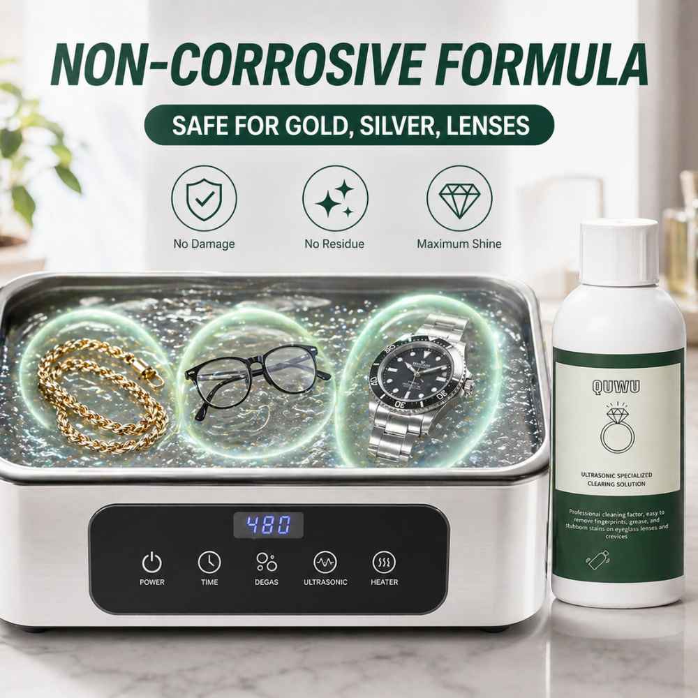 Use case of the Ultrasonic jewelry cleaner solution​