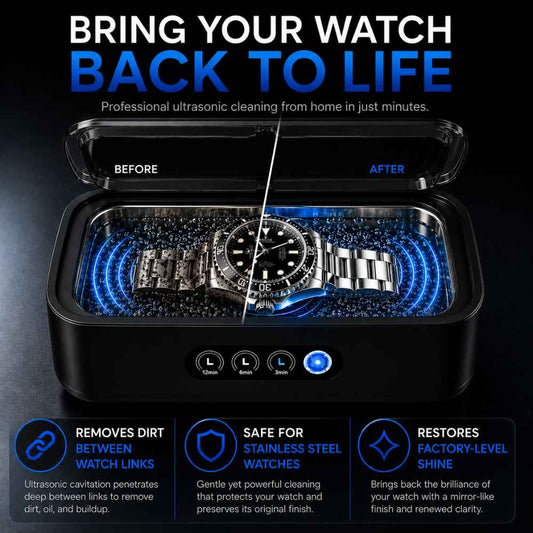 Safe Ultrasonic watch cleaner